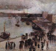 Charles conder Departure of the SS Orient from Circular Quay china oil painting reproduction